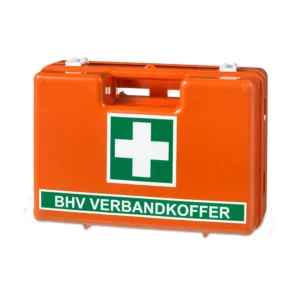 Uitgebreide EHBO verbandkoffer voor BHV, inhoud volgens de richtlijnen van Het Oranje Kruis.
