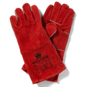 Hitte bestendige handschoenen die voldoen aan de EN 407 en EN 12477 type A normen.