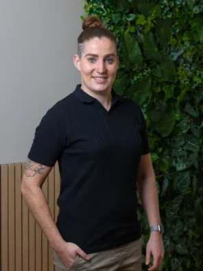 Portretfoto Emily, Content marketeer BHVNederland